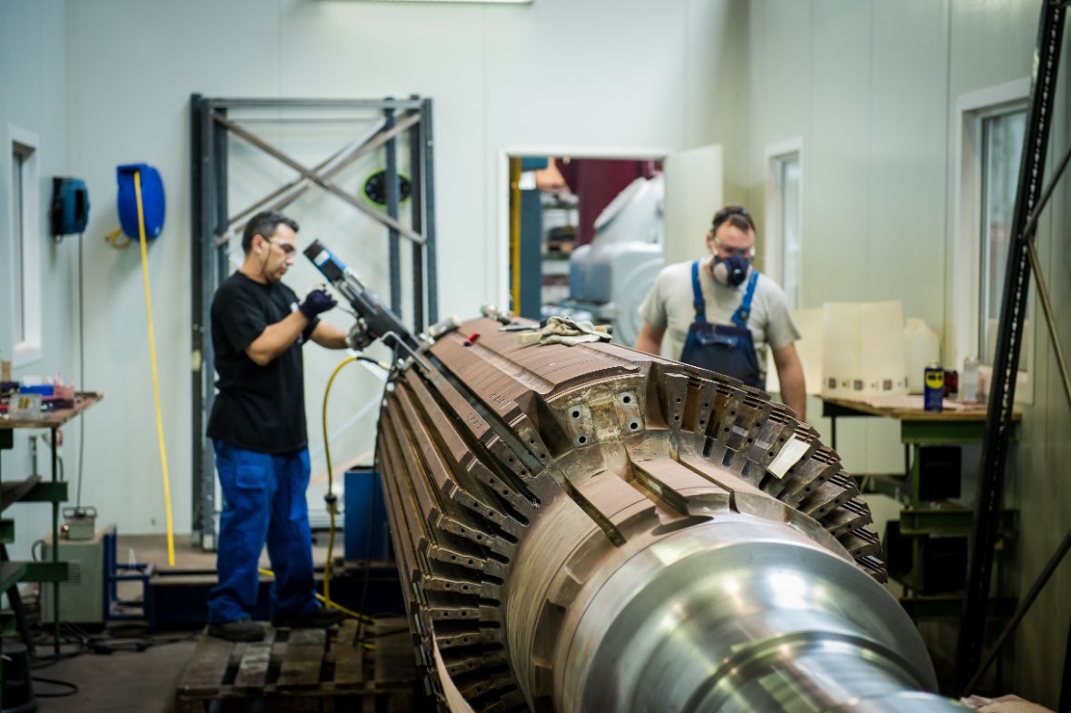 Turbo Rotor Rewinding